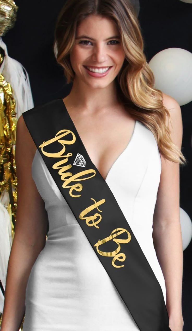 Bride to be sash