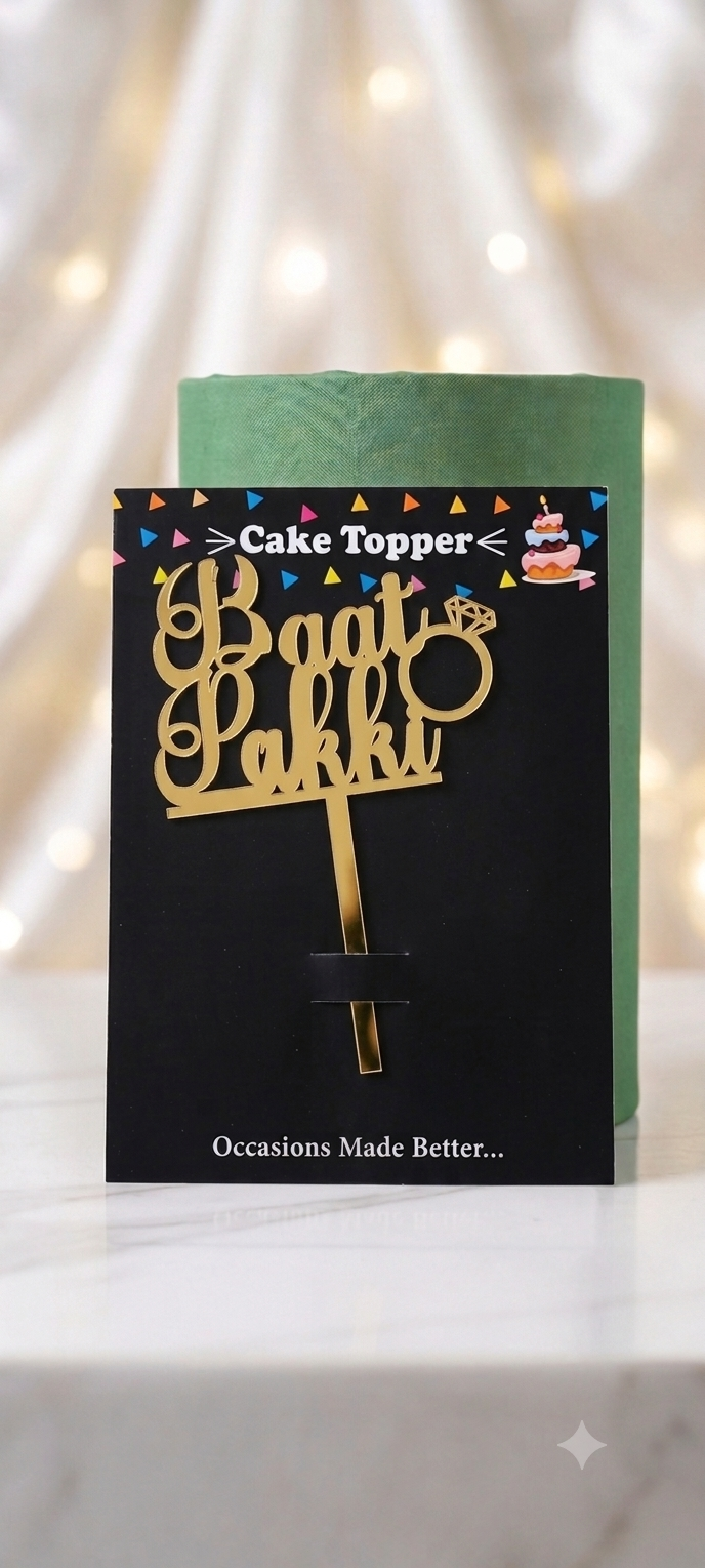 Baat Pakki Cake Topper