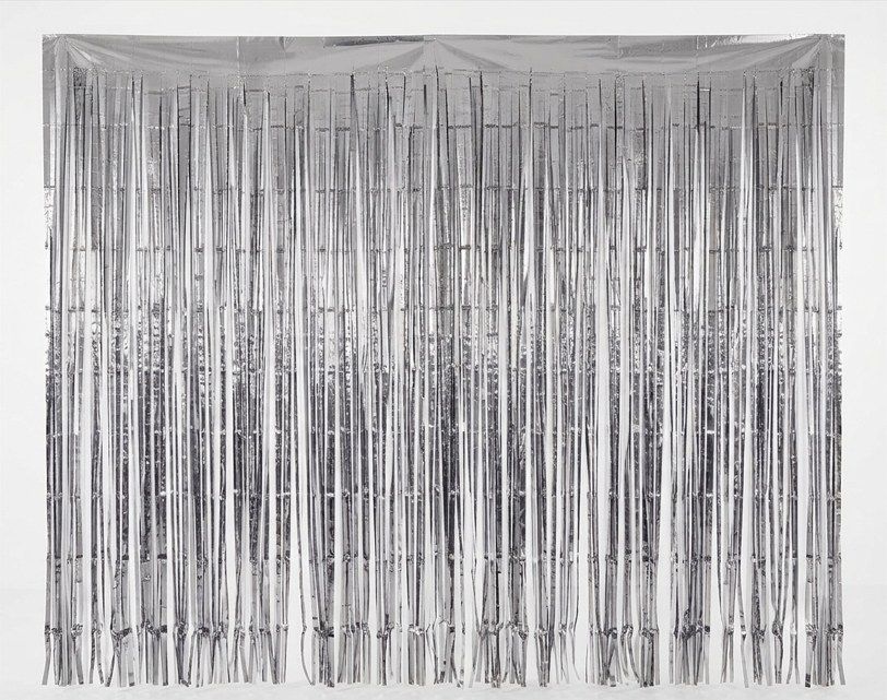 Silver Foil Certains  7Ft*3FT