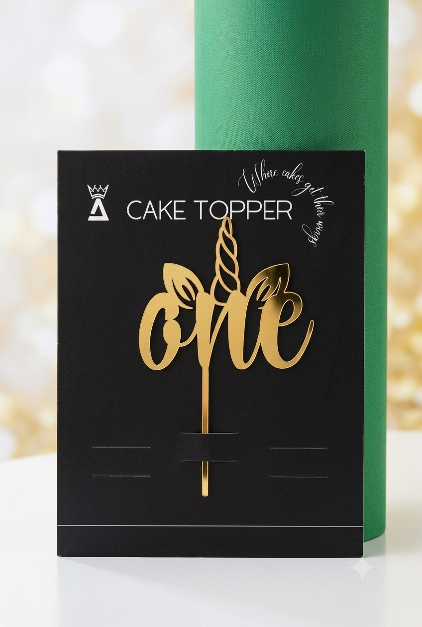 One Year Cake Topper