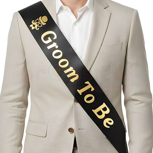 Groom to be sash