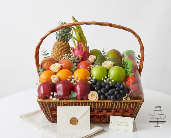 Cocopots Festive Fruit Basket