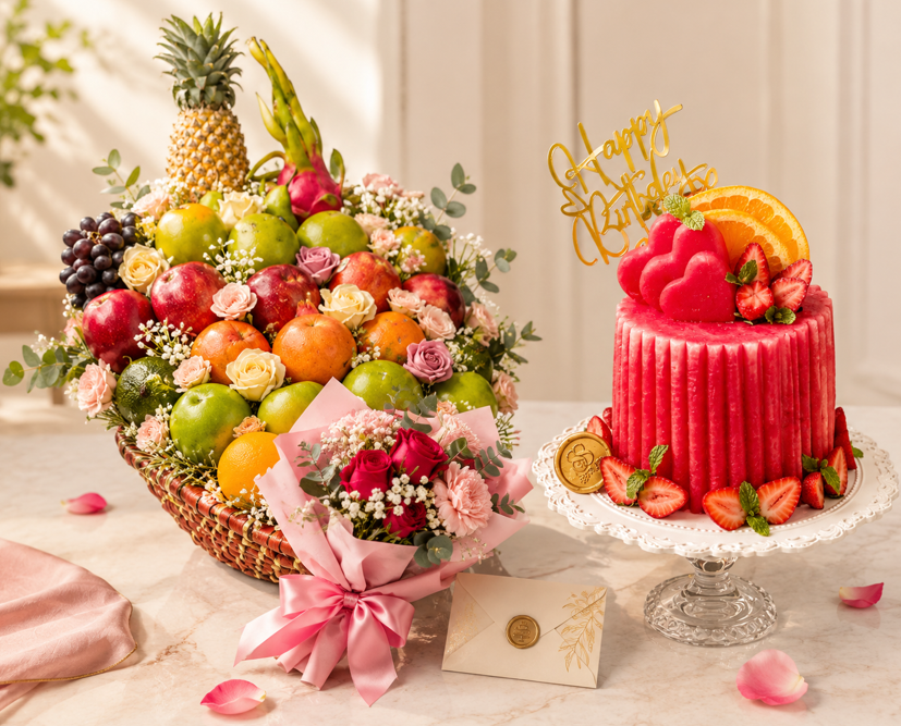Cocopots Luxe Bloom & Cake