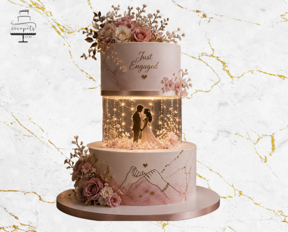 Forever Begins Here Cake