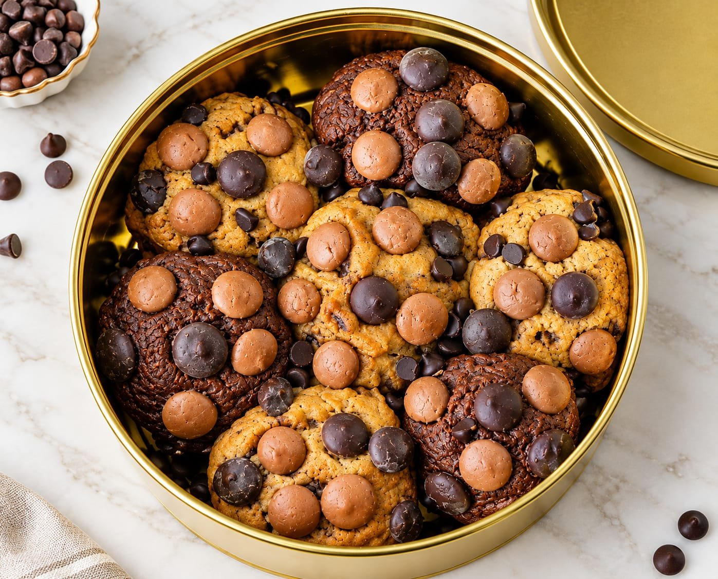 Chocolate Cookie Tin