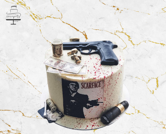 Scarface Cake