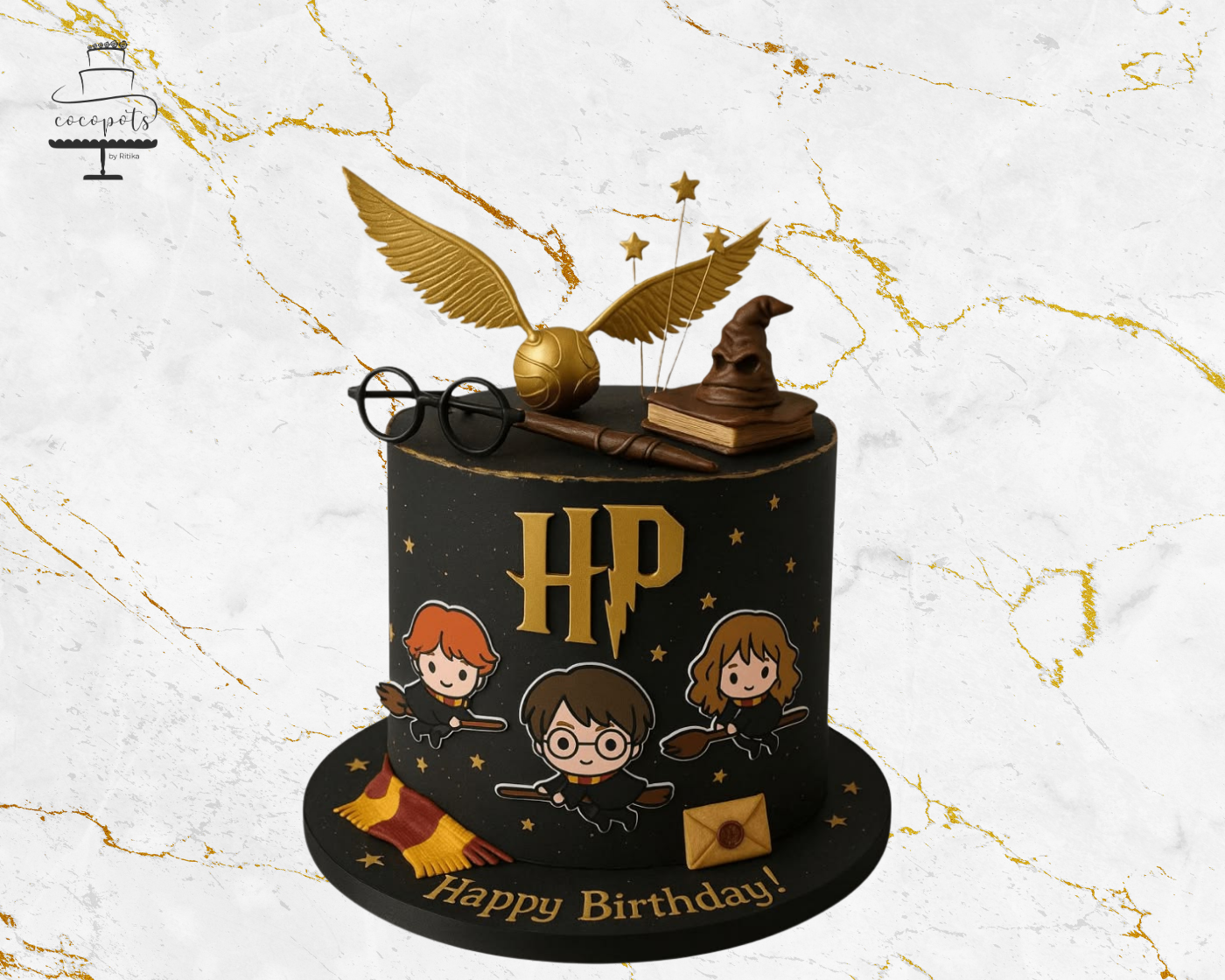 Harry Potter Theme Cake