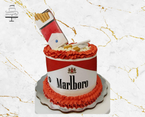 Marlboro Theme Cake