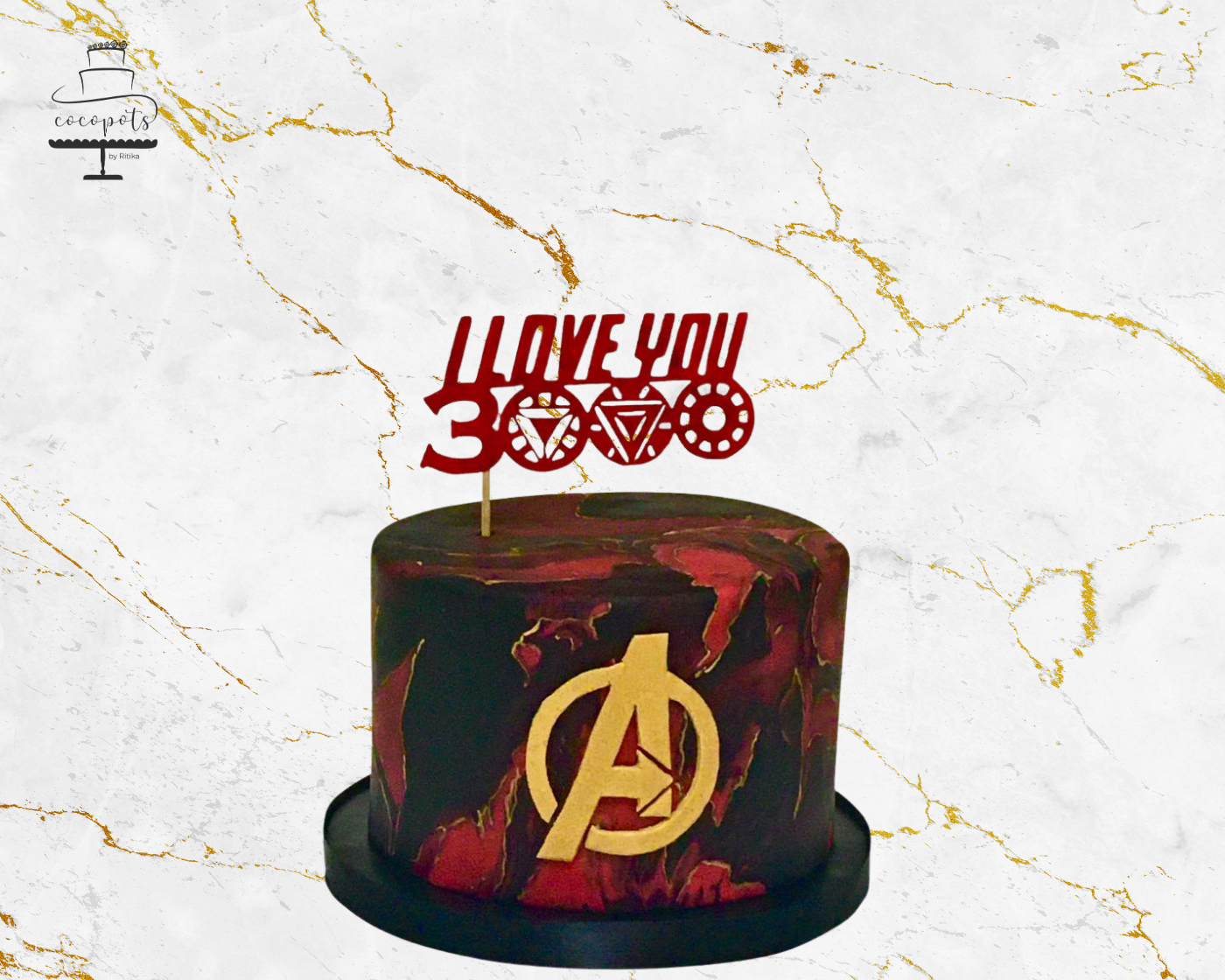I love you 3000 Cake