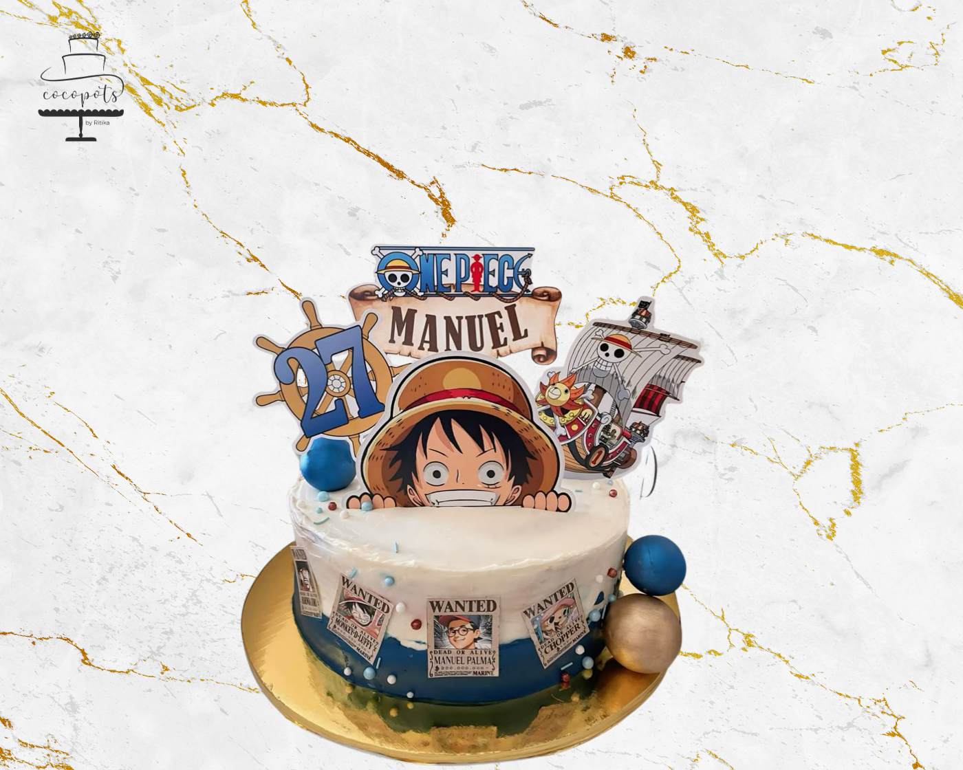 One Piece Theme Cake