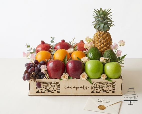 Cocopots Gourmet Fruit Basket