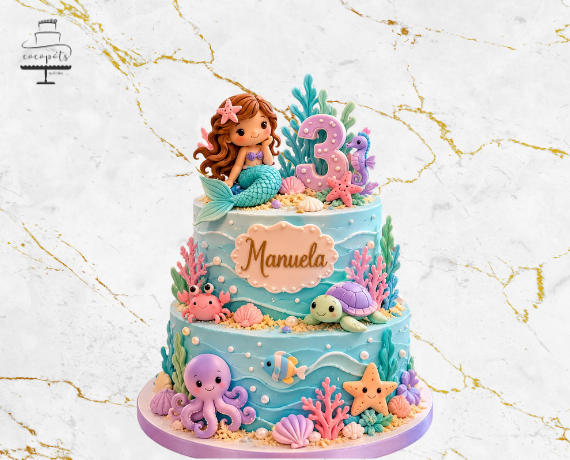 Enchanted Mermaid Cake