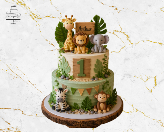 Enchanted Safari Cake