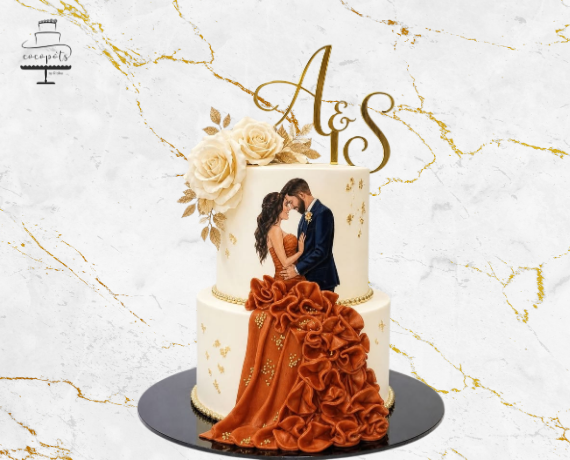 A Forever in Bloom Cake