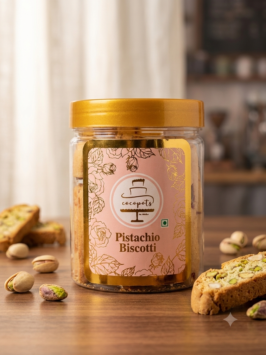 Pistachio Biscotti Cookie